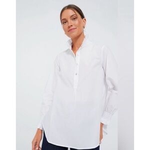 Tuckernuck White Button-Up Top